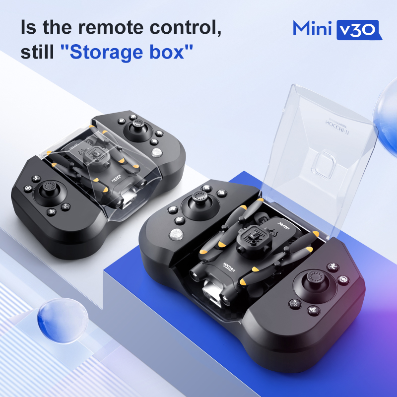 Mini V30 WiFi FPV Drone With 4 - đánh giá và giá Rc Helicopter Case
