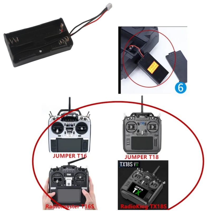 RadioMaster TX16S 2S 18650 Bat - đánh giá và giá Rc Helicopter Case
