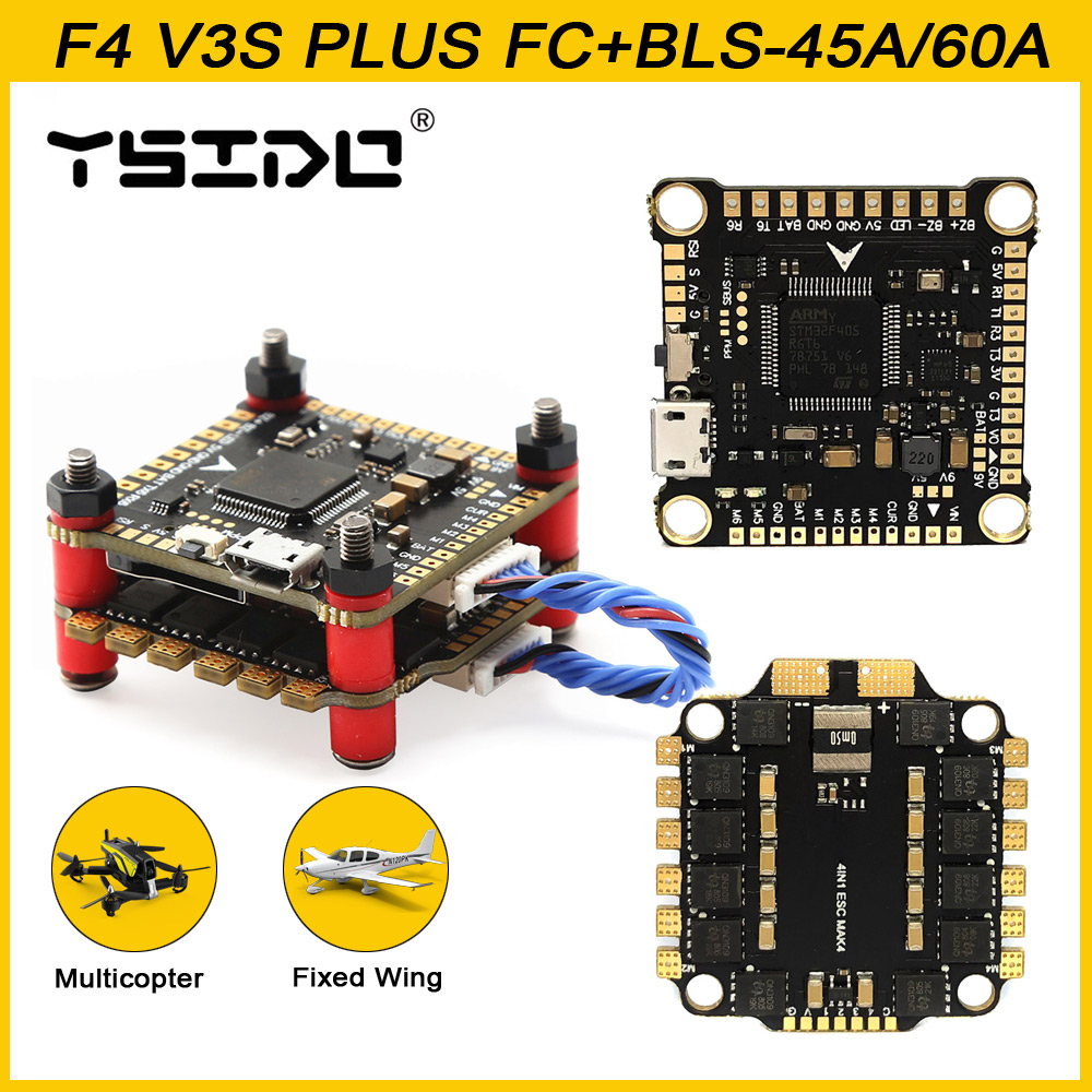 YSIDO NEW F4 V3S PLUS Flight C - đánh giá và giá Betaflight Fc F4